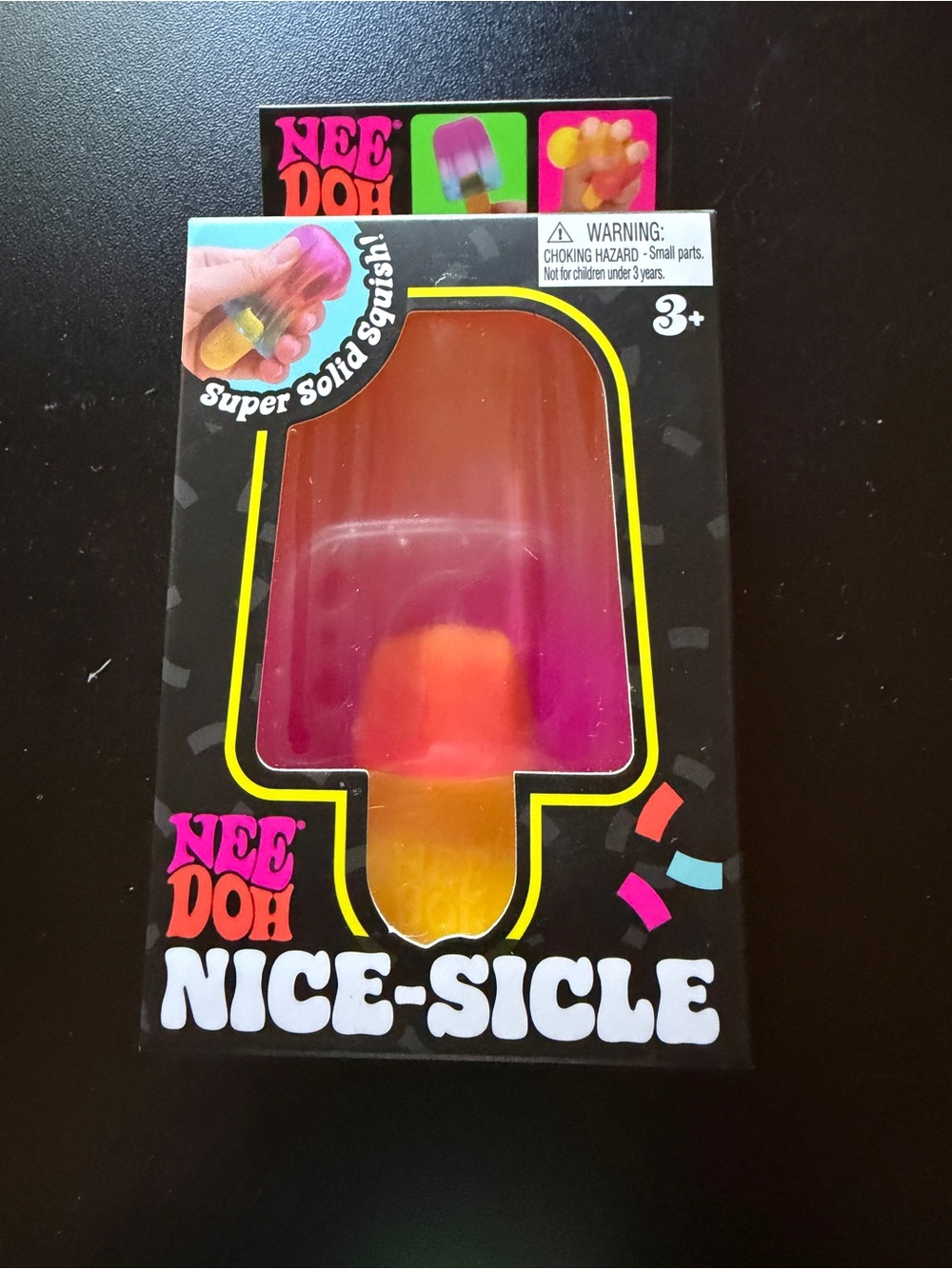 New Nee Doh Nice-Sicle Popsicle Orange Pink Sunset Schylling Needoh Squishy Toy
